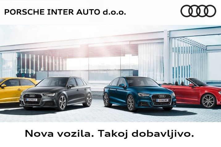 Audi - Nova vozila. Takoj dobavljivo.